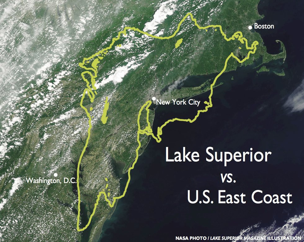 How Big Is Lake Superior Lake Superior Magazine 