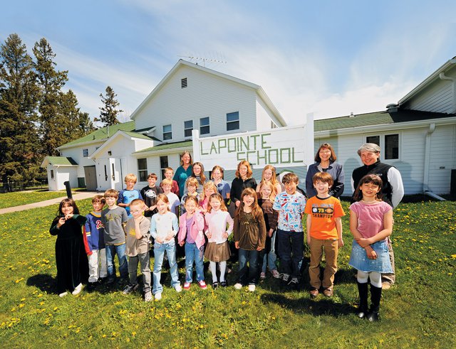 On Madeline Island Elementary Age Students Have A School Of Their