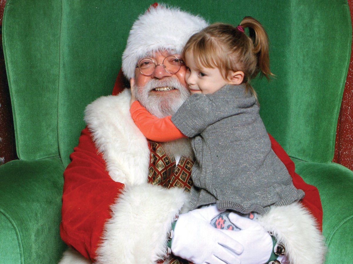 Visiting the Real Santa, at Somerset Mall. - a monkey and his mama